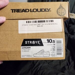 RAYE Logan Cheetah Sneakers - Black and White